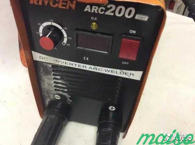 Аппарат сварочный rivcen ARC 200 igbt б/у №2/K15 в Москве. Фото 3