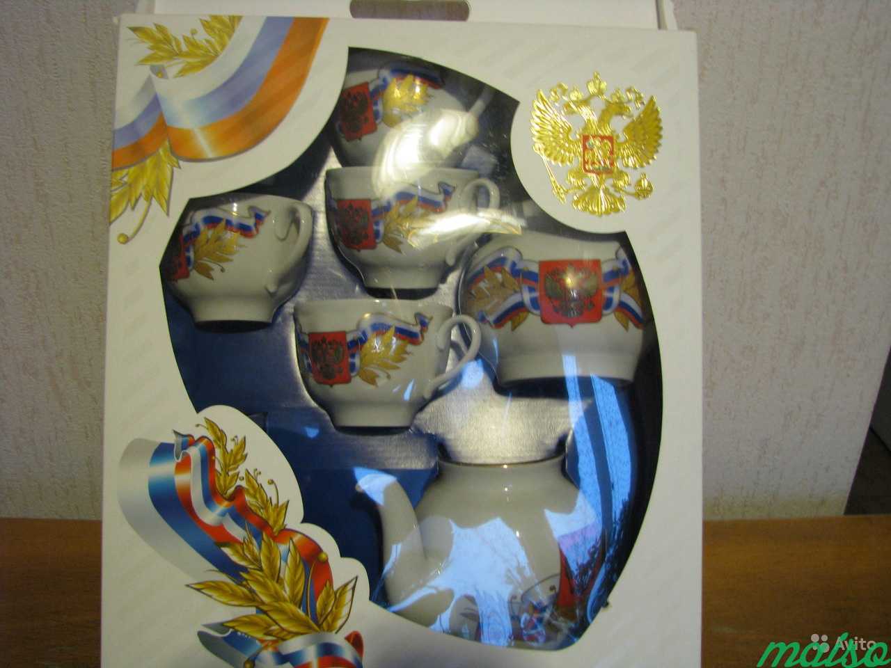 Чайный сервиз-юбилейный-российская символика в Москве. Фото 1