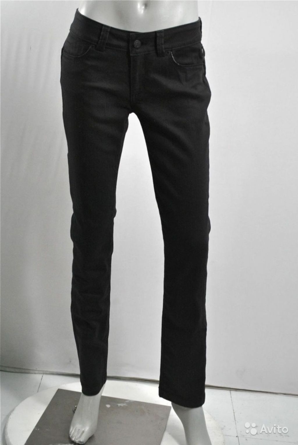 Serfontaine узкие черные джинсы, 24 в Москве. Фото 1