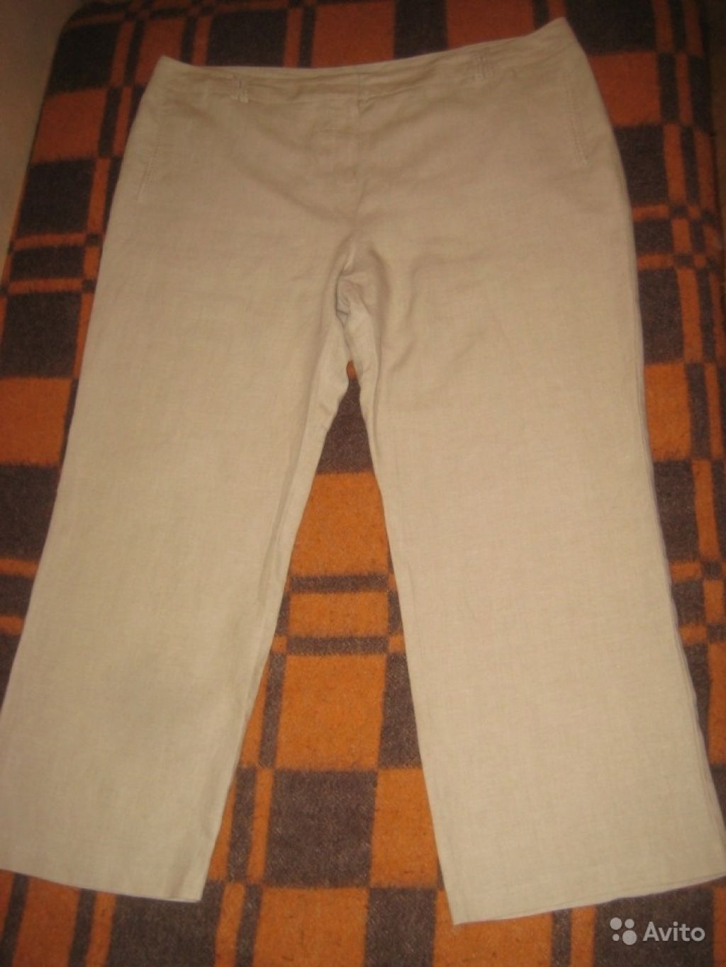 Классные льняные брюки MS Англия, р. 58-60 (22UK) в Москве. Фото 1
