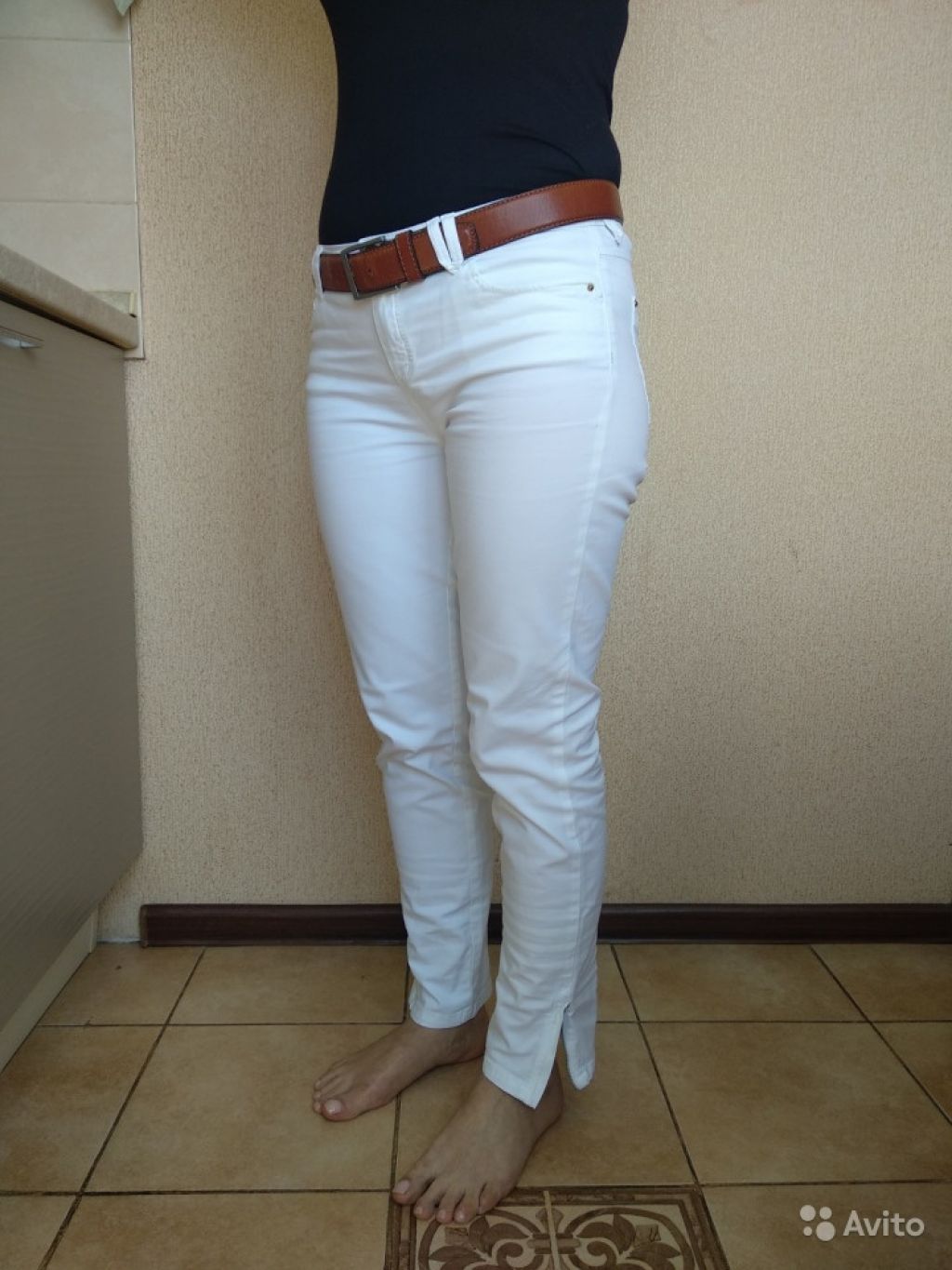 Белые джинсы Massimo Dutti в Москве. Фото 1