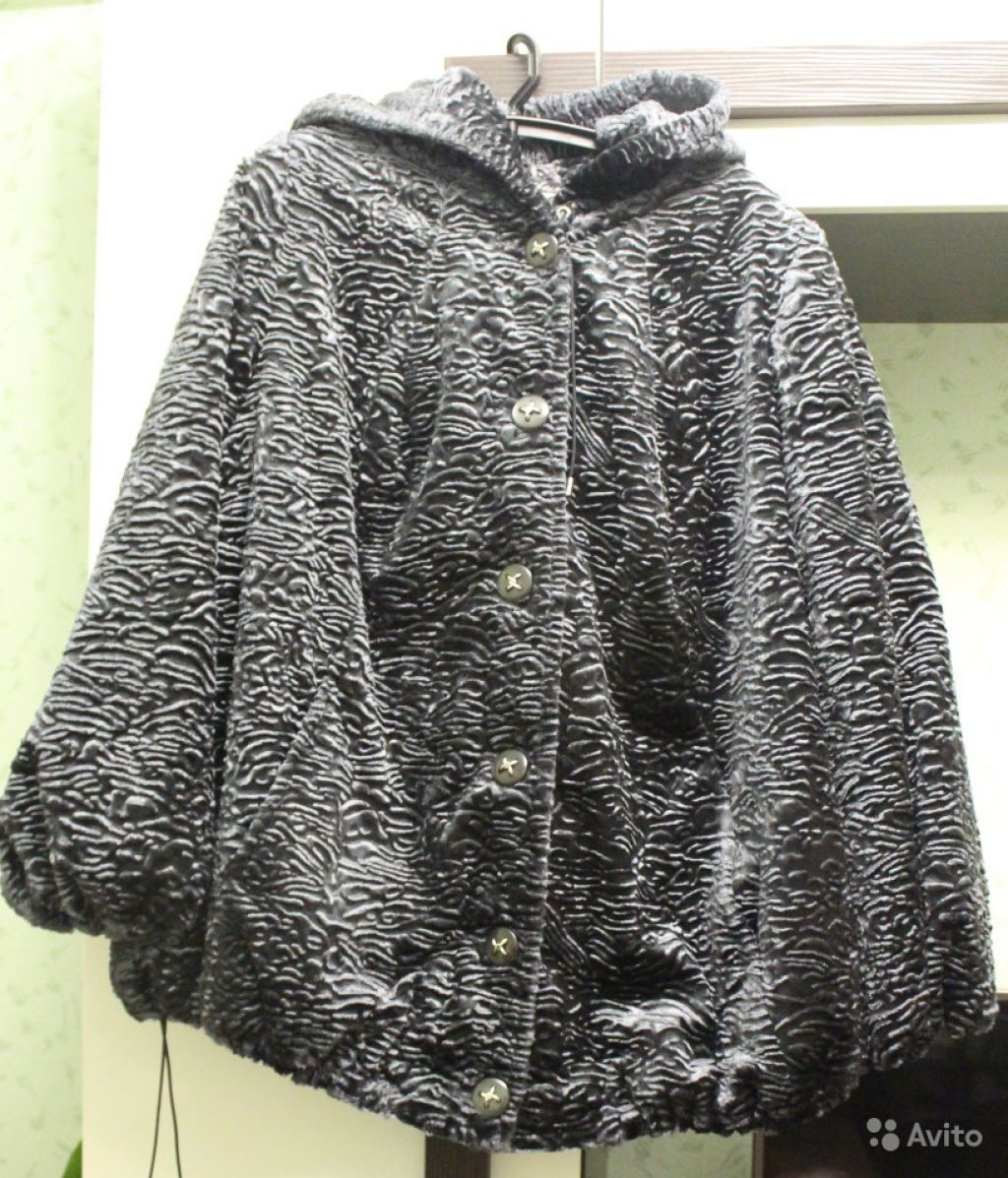 Пальто-куртка новая р. 66 искусственный мех в Москве. Фото 1