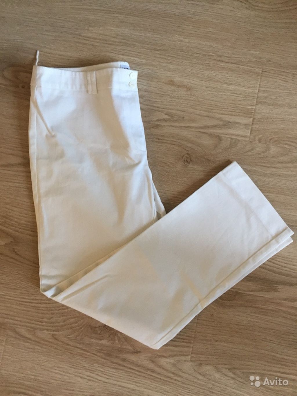 Белые летние штаны 50 размер в Москве. Фото 1