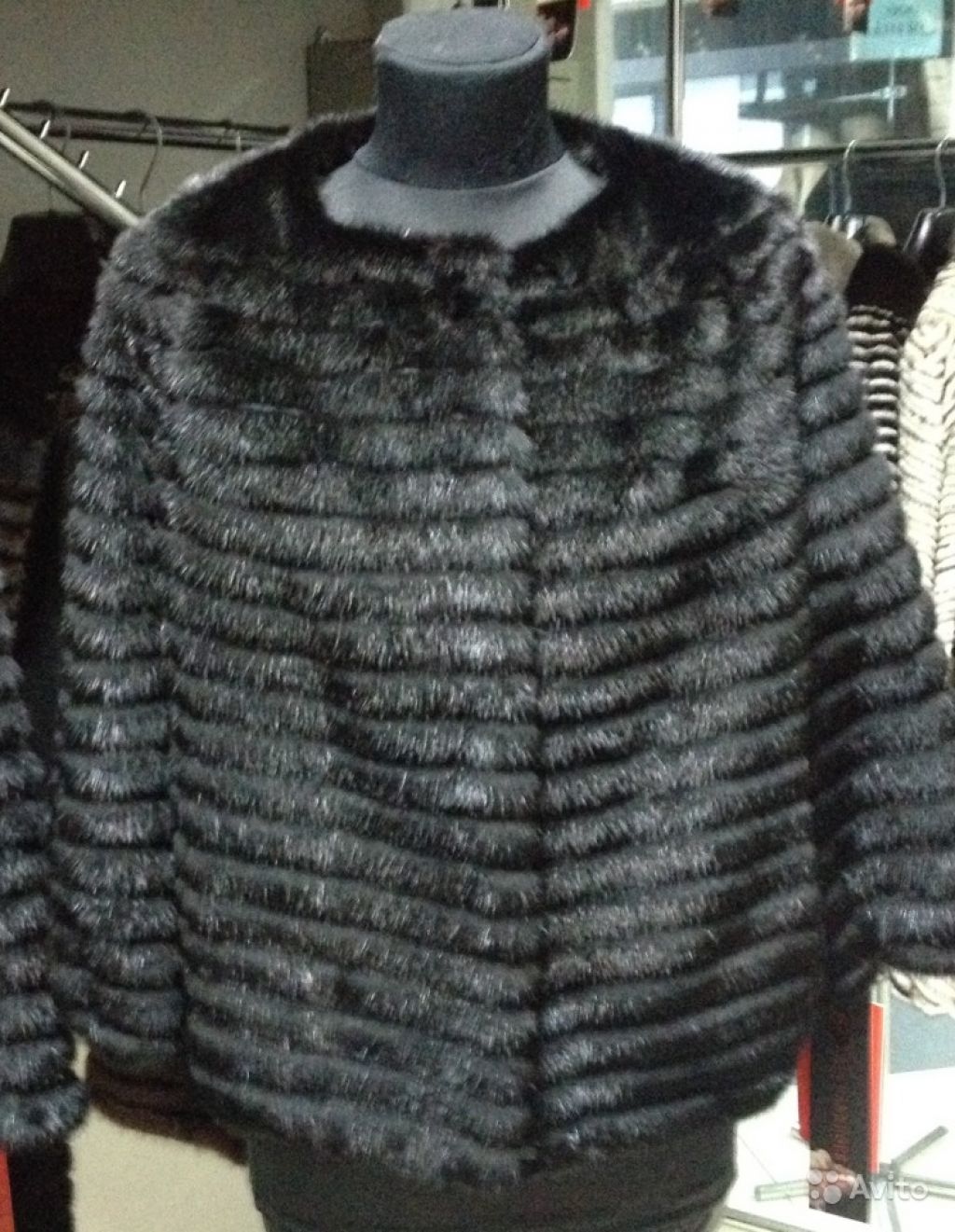Лот 579. Шуба курточка из норки, тонкая поперечка в Москве. Фото 1