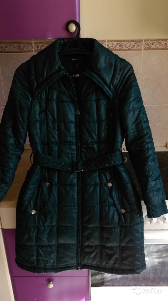 Стеганное демисезонное пальто Mango в Москве. Фото 1