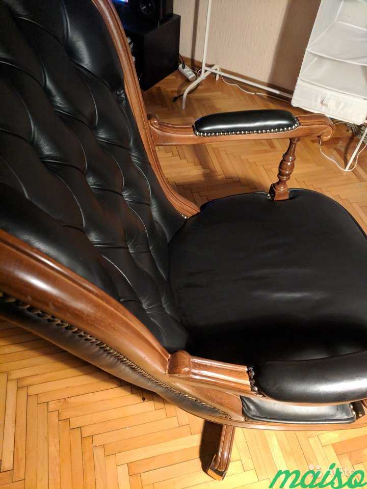 Кожаное кресло руководителя Италия в Москве. Фото 10