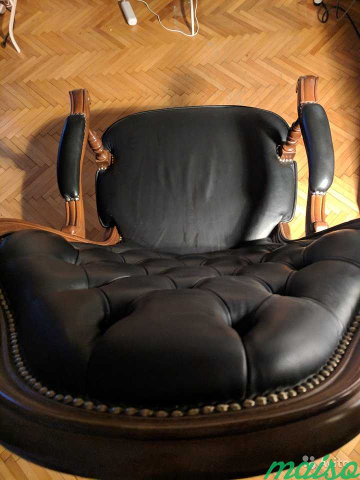 Кожаное кресло руководителя Италия в Москве. Фото 6