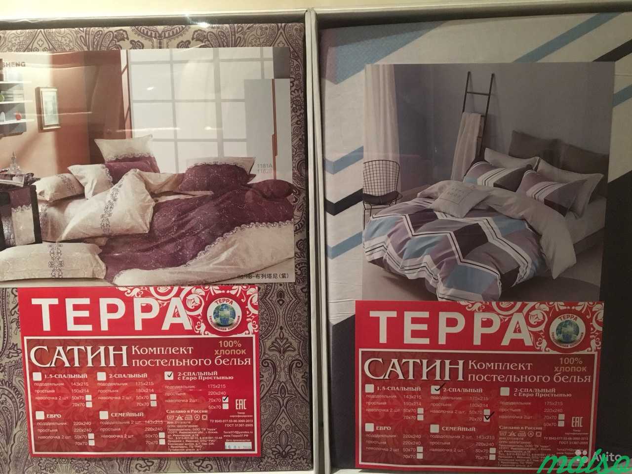 Белье постельное сатин 2х спальное в Москве. Фото 2
