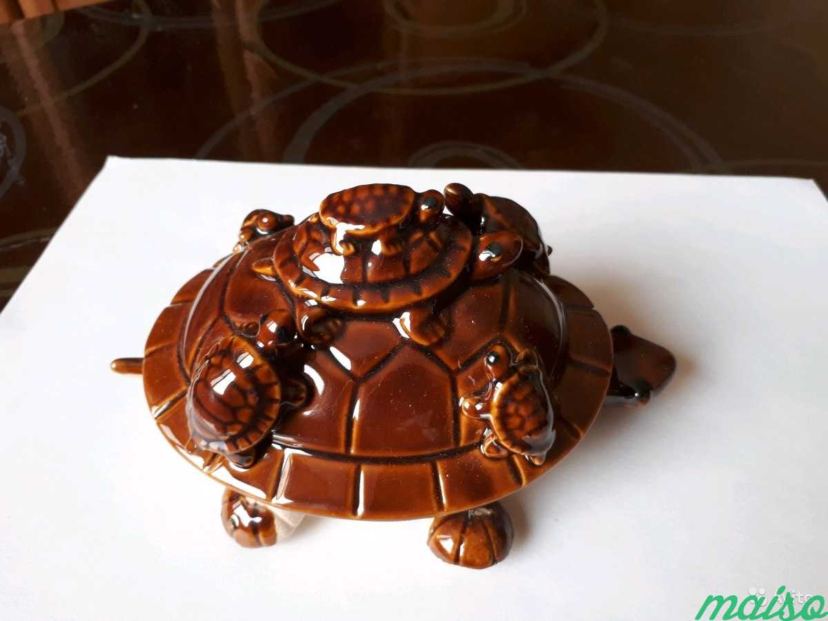 Черепаха(керамика) подарочная в Москве. Фото 1