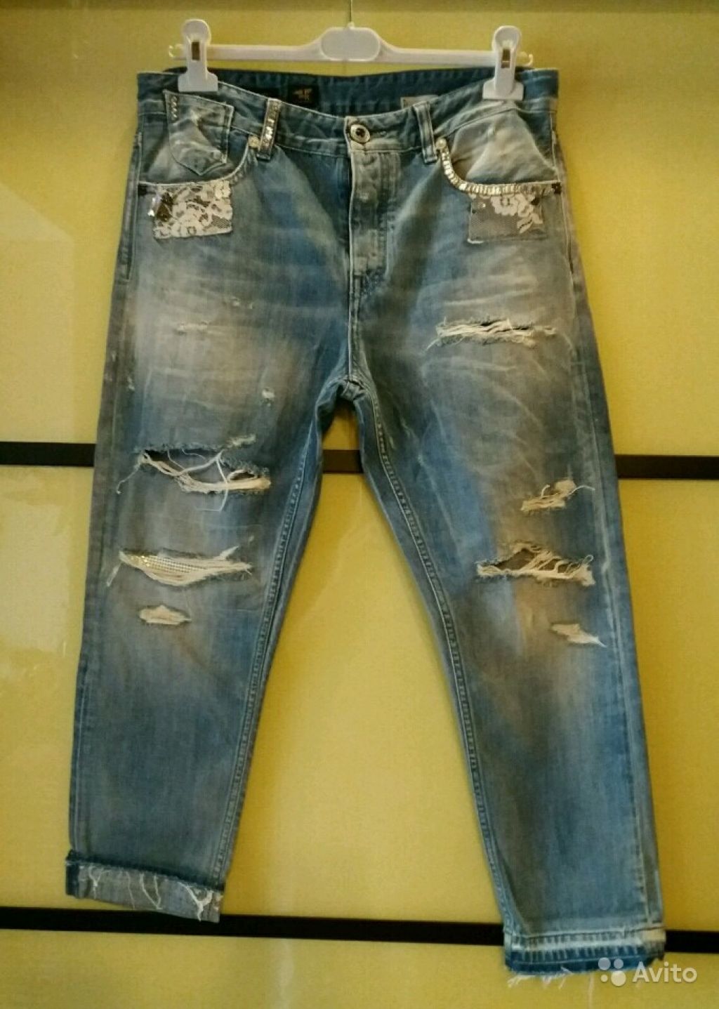 Новые итальянские джинсы Replay 46 размера в Москве. Фото 1