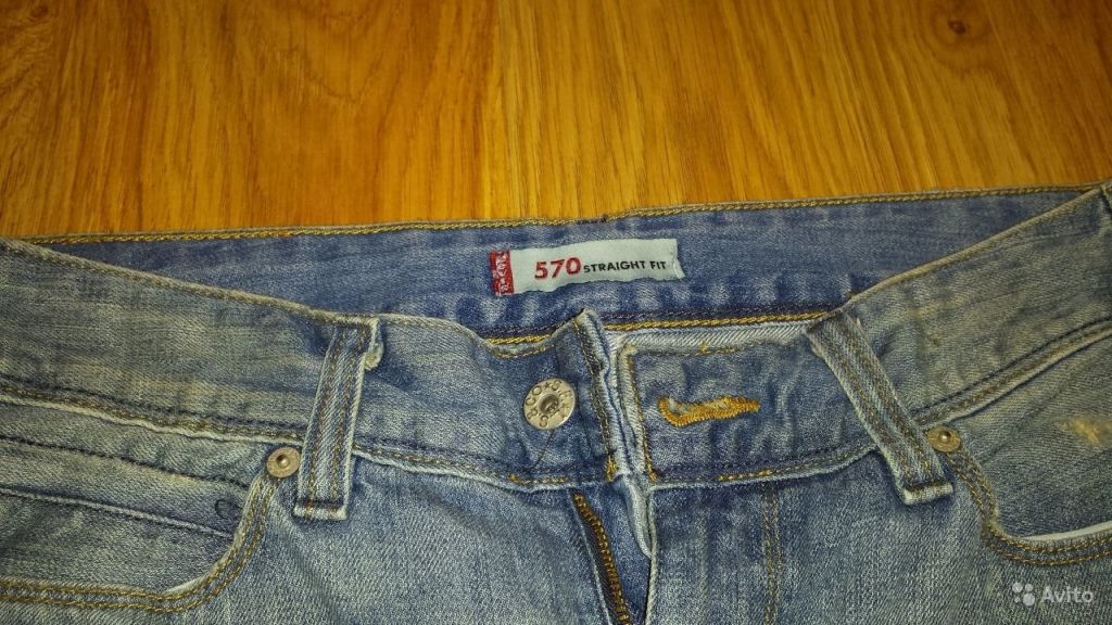 Джинсы Levis 570 Straight fit, w30 l34 в Москве. Фото 1