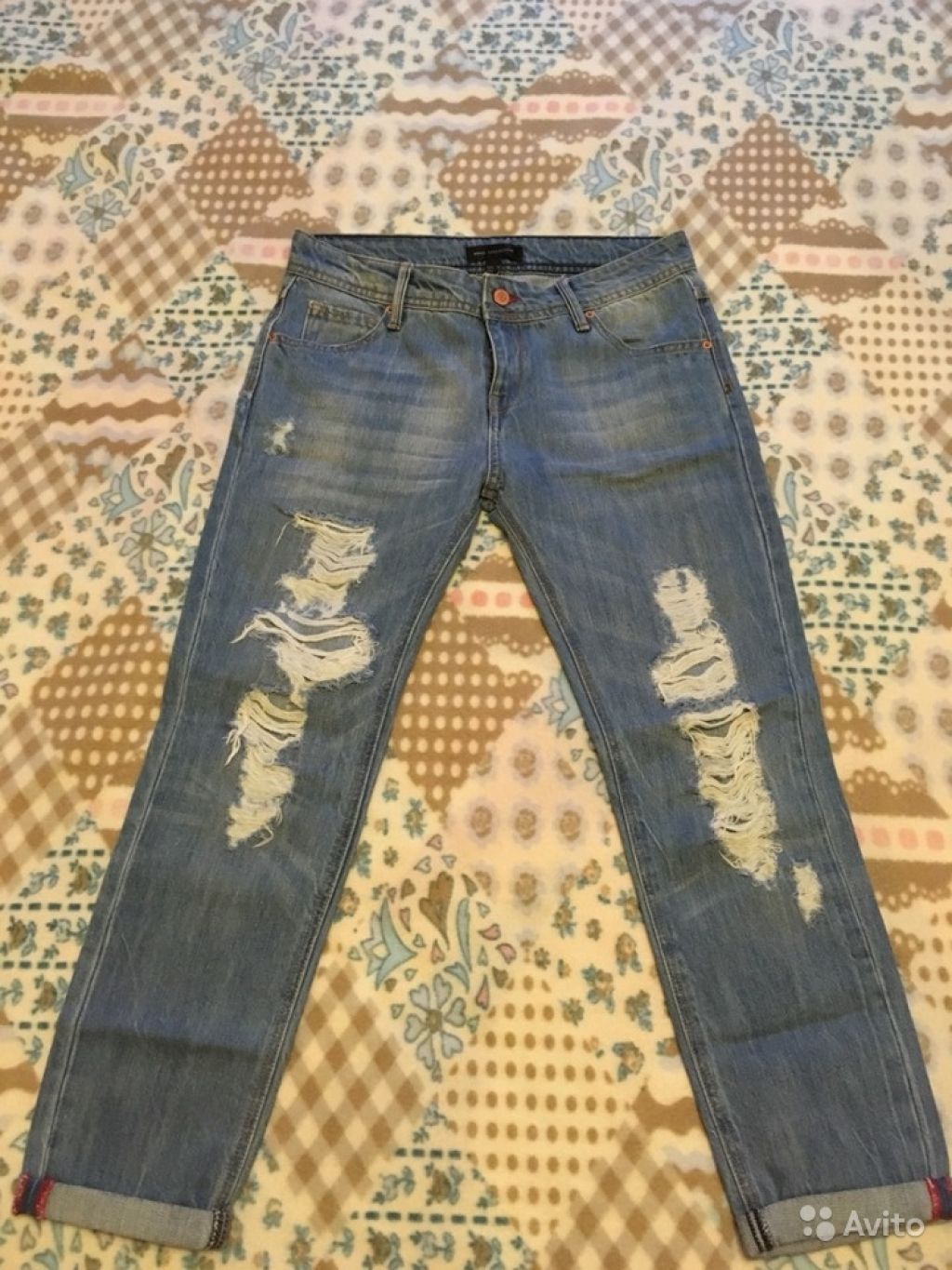 Новые укороченные джинсы Mango в Москве. Фото 1