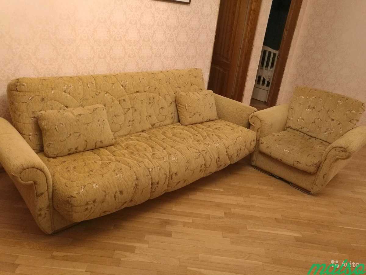 Комплект мебели диван и кресло(фабрика) в Москве. Фото 1