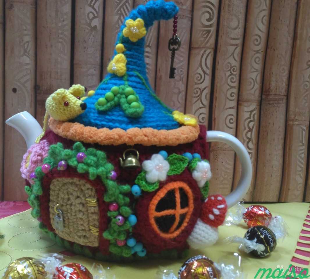 Сказочные домики -грелки для чайника.Ручная работа в Москве. Фото 2