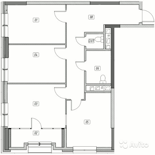 3-к квартира, 85.2 м², 18/31 эт. в Москве. Фото 1