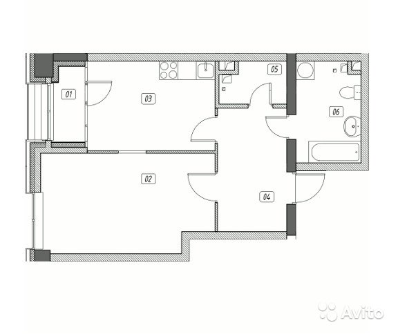 1-к квартира, 49.5 м², 5/31 эт. в Москве. Фото 1