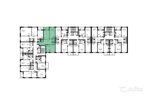 3-к квартира, 85.6 м², 9/9 эт. в Москве. Фото 1