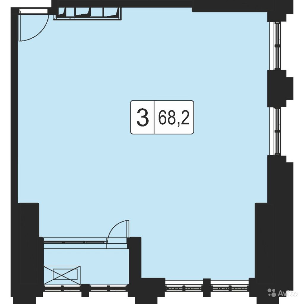 3-к квартира, 70 м², 8/38 эт. в Москве. Фото 1