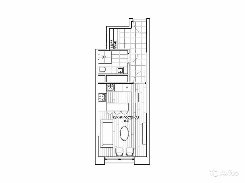 1-к квартира, 29.8 м², 11/29 эт. в Москве. Фото 1