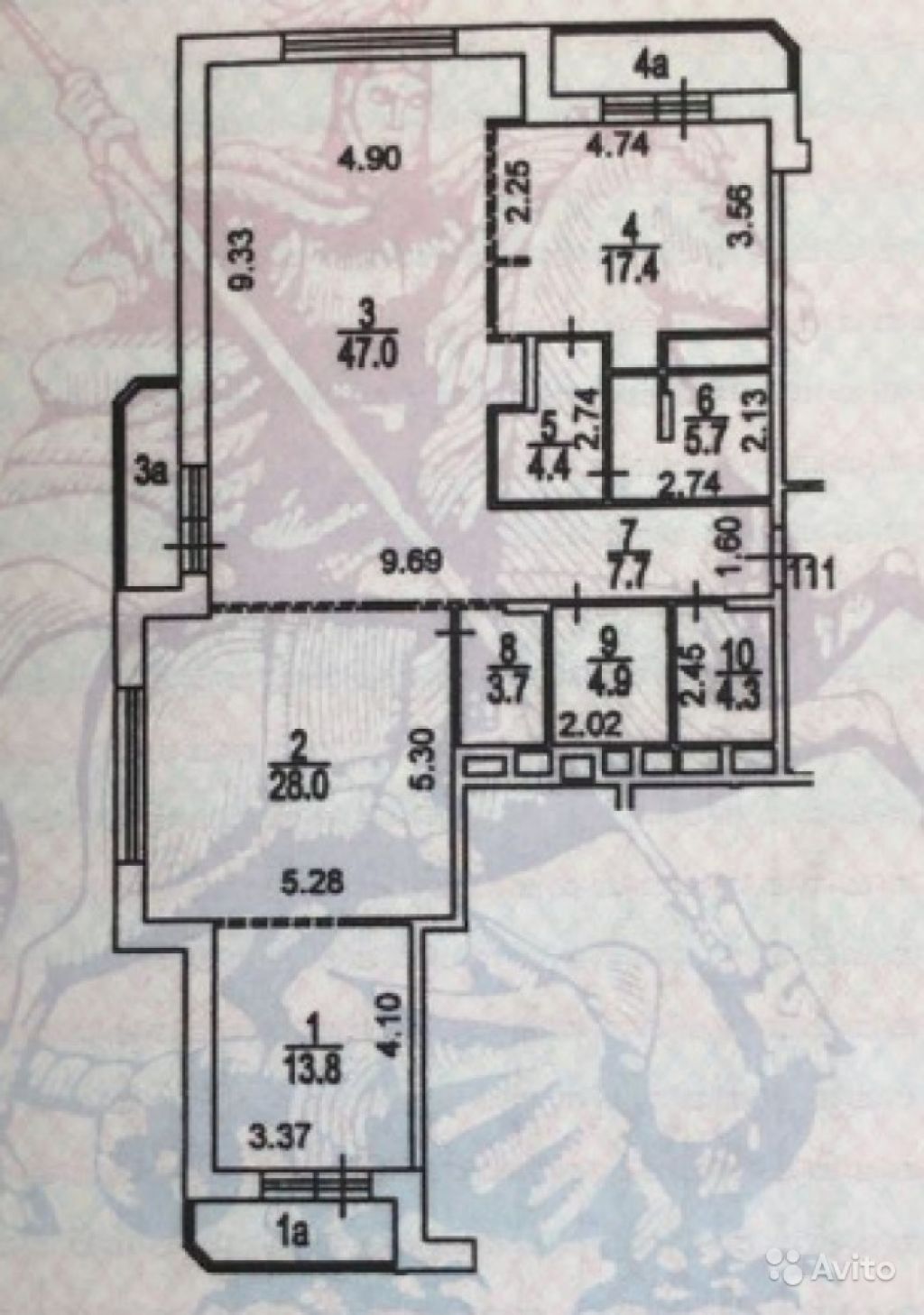 3-к квартира, 136.9 м², 8/15 эт. в Москве. Фото 1