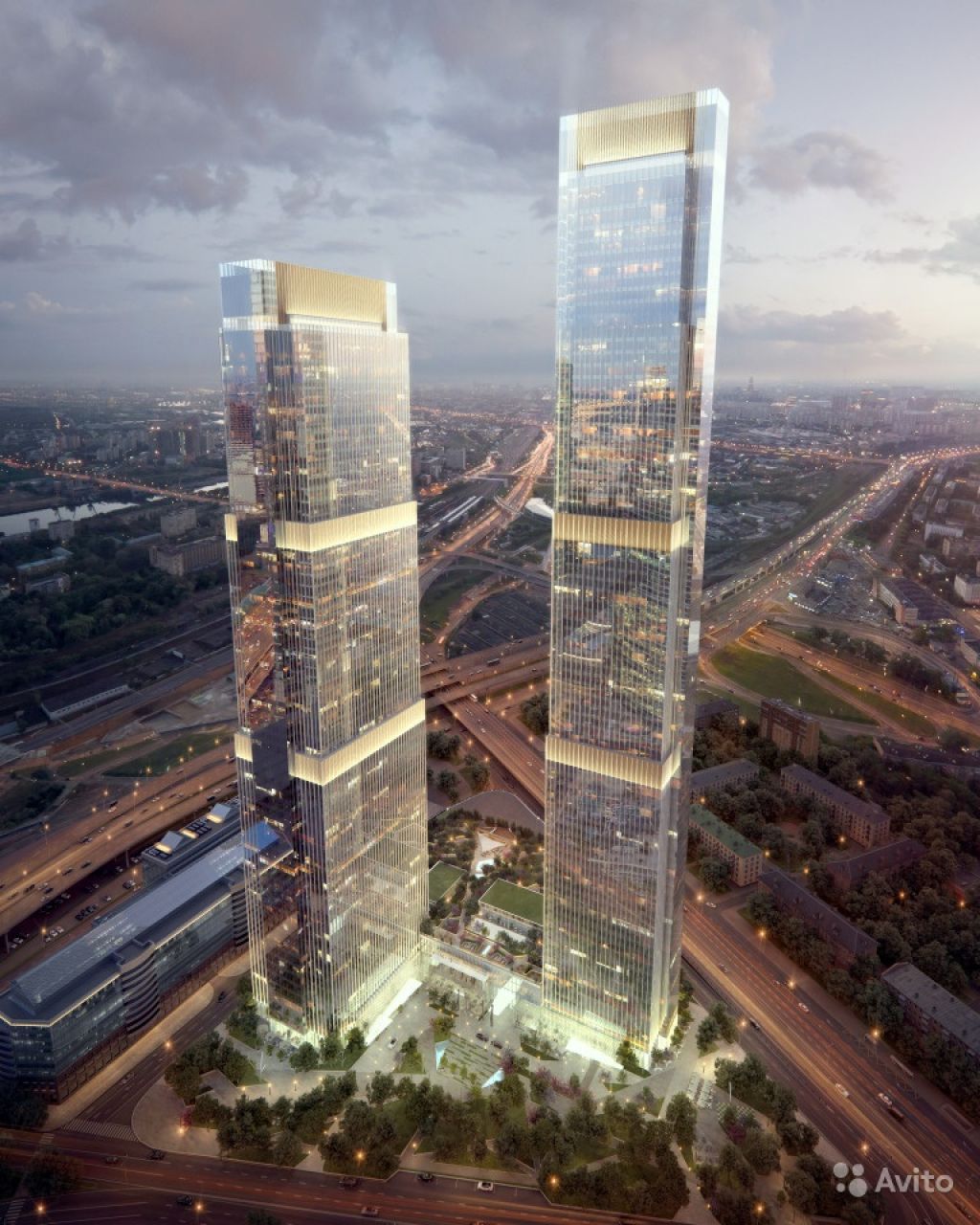 4-к квартира, 240 м², 56/65 эт. в Москве. Фото 1