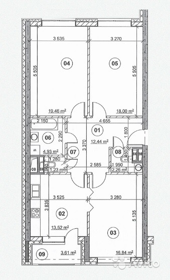 3-к квартира, 92.8 м², 31/32 эт. в Москве. Фото 1