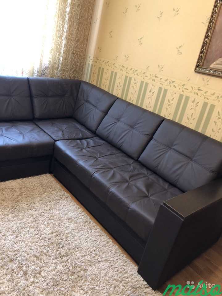Кожаный диван в Москве. Фото 3