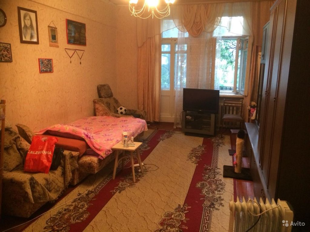 Комната 25 м² в 4-к, 3/5 эт. в Москве. Фото 1
