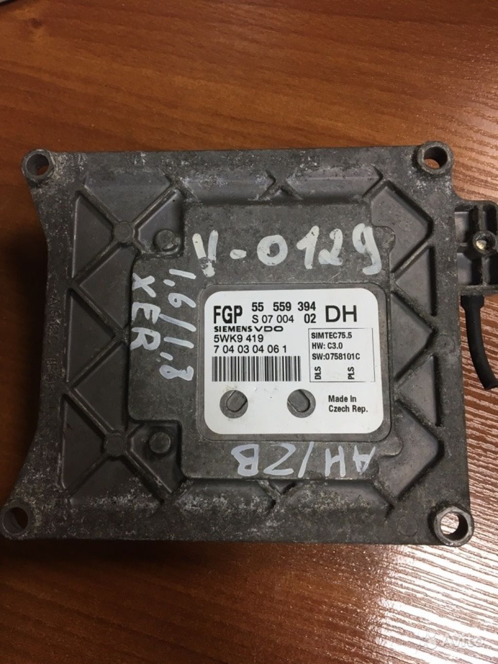 Opel ecu. ECU блок управления двигателем Opel Astra-h. 1.8 XER блок.