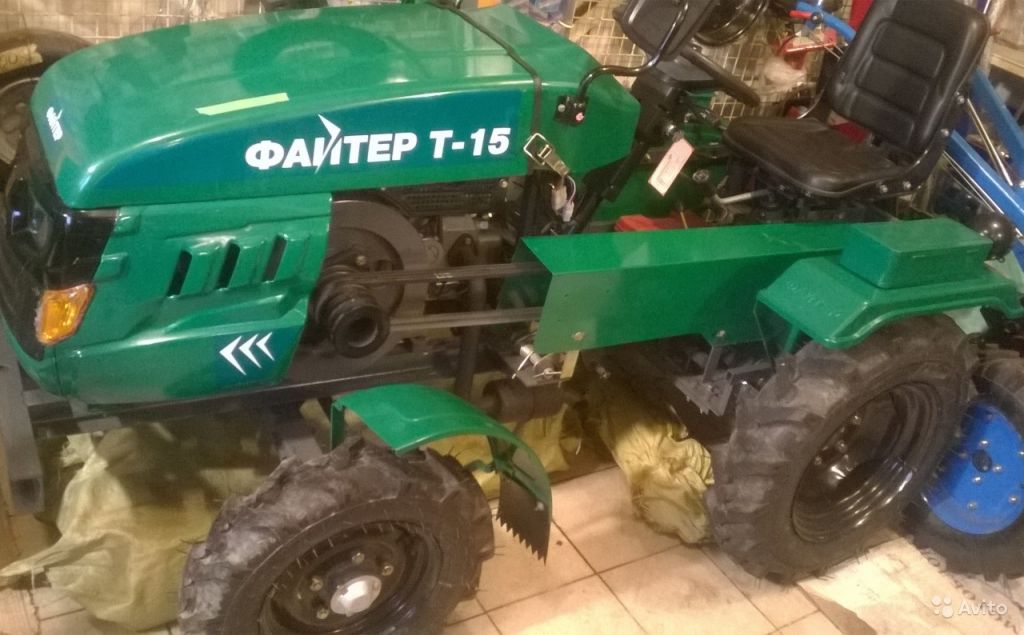 Трактор дизельный Файтер-15 с фрезой (без пробега) в Москве. Фото 1