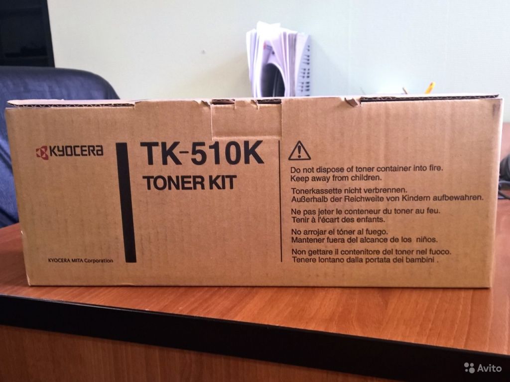 Тонер-картридж Kyocera TK-510K в Москве. Фото 1