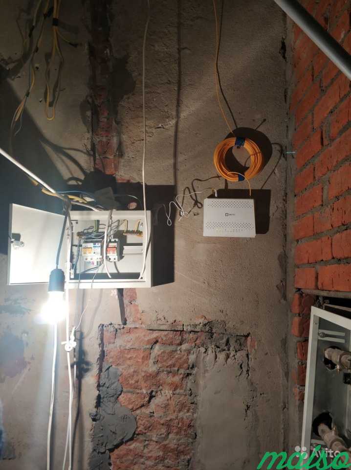 Электрика, интернет в квартире в Москве. Фото 3