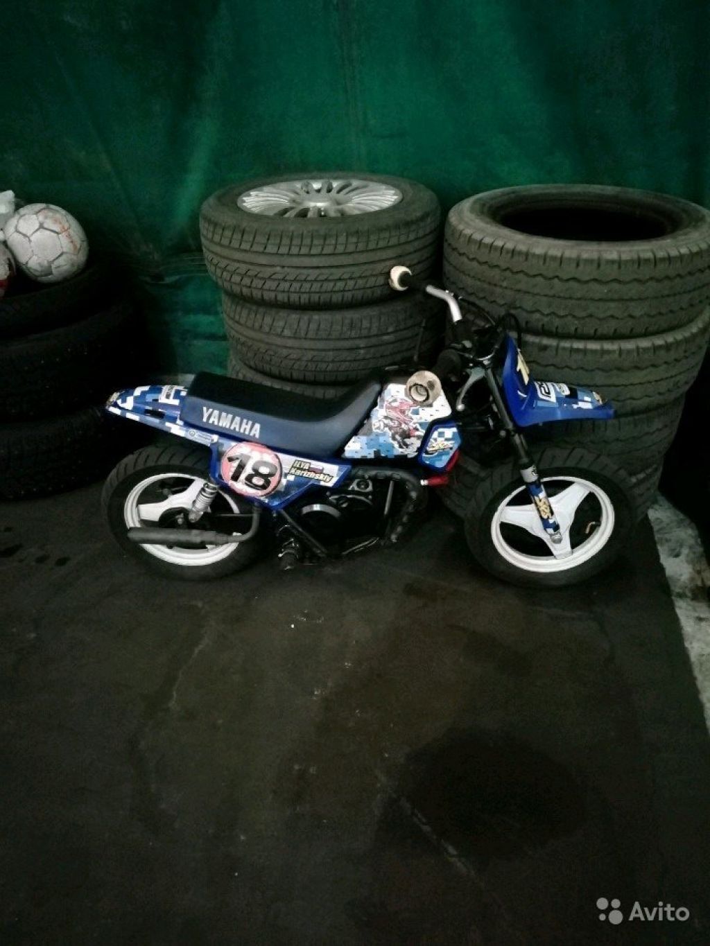 Детский мотоцикл Yamaha pw50 в Москве. Фото 1