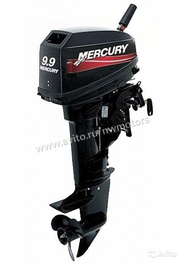 Мотор mercury 9.9 MH (169 CC) + доставка в Москве. Фото 1
