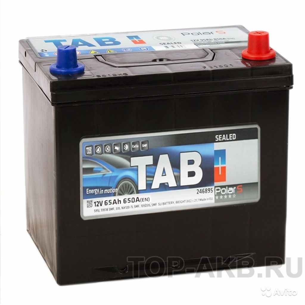 Аккумулятор tab polar 65