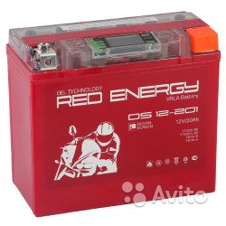 Аккумулятор Red Energy DS 12201 YTX20L-BS 20 Ач в Москве. Фото 1