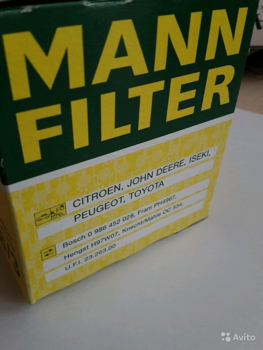 Mann oil filter w 68/3 масляный фильтр в Москве. Фото 1