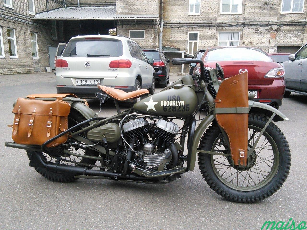 Harley Davidson РјРѕС‚РѕС†РёРєР» 1944