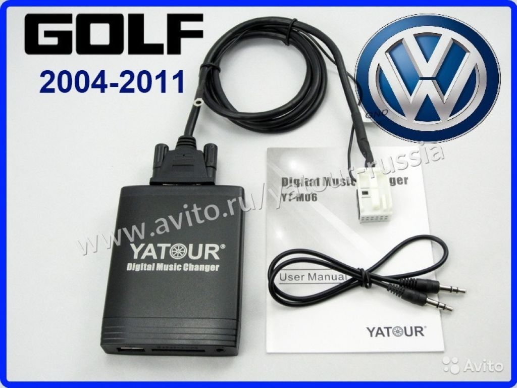 Yatour для VW Golf 3 / 4 / 5 / 6 (1993-2011) в Москве. Фото 1