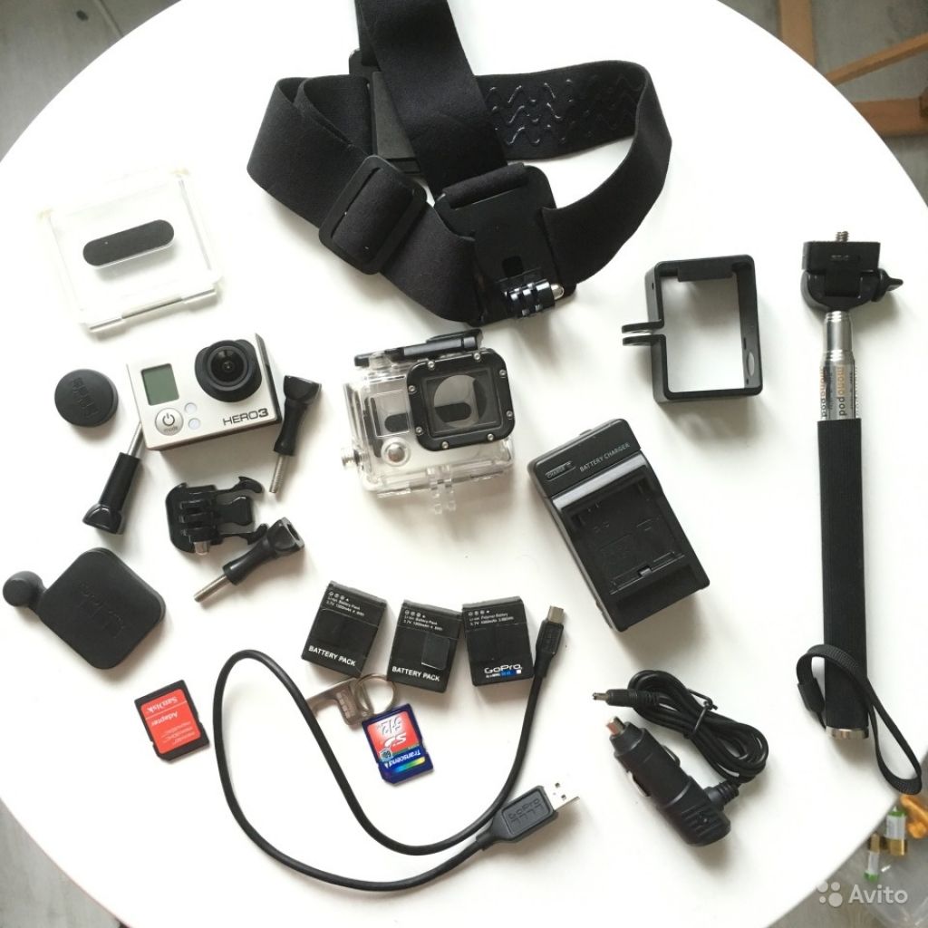 Экшн камера GoPro 3 black + сумка и аксессуары в Москве. Фото 1