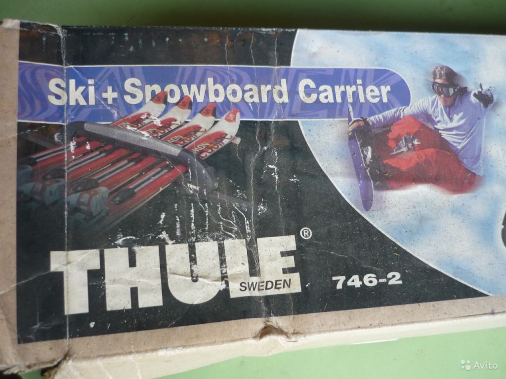 Багажник thule для лыж и сноуборда в Москве. Фото 1