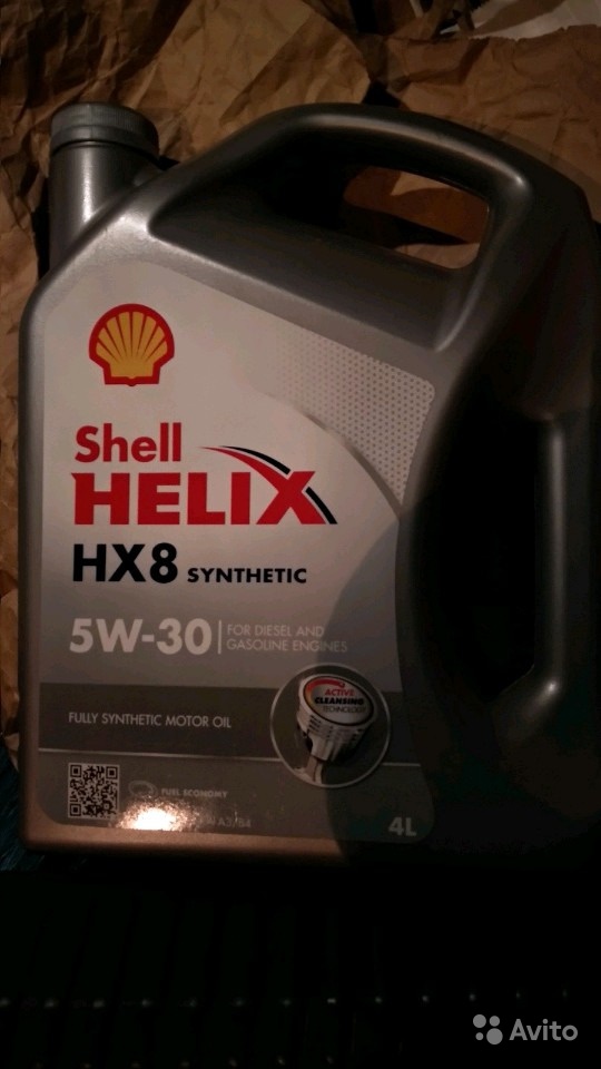 Масло Shell Helix NX8 synthetic 5w-30 в Москве. Фото 1