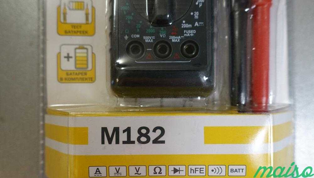 Мультиметр IEK Compact M182 новый в Москве. Фото 4