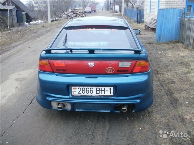 Накладка на задний бампер Weber Mazda 323 (br478) в Москве. Фото 1