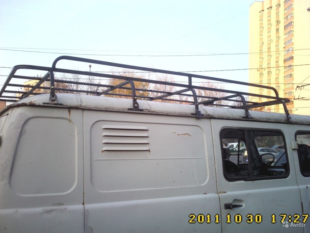 Экспидиционный багажник на УАЗ 452 в Москве. Фото 1