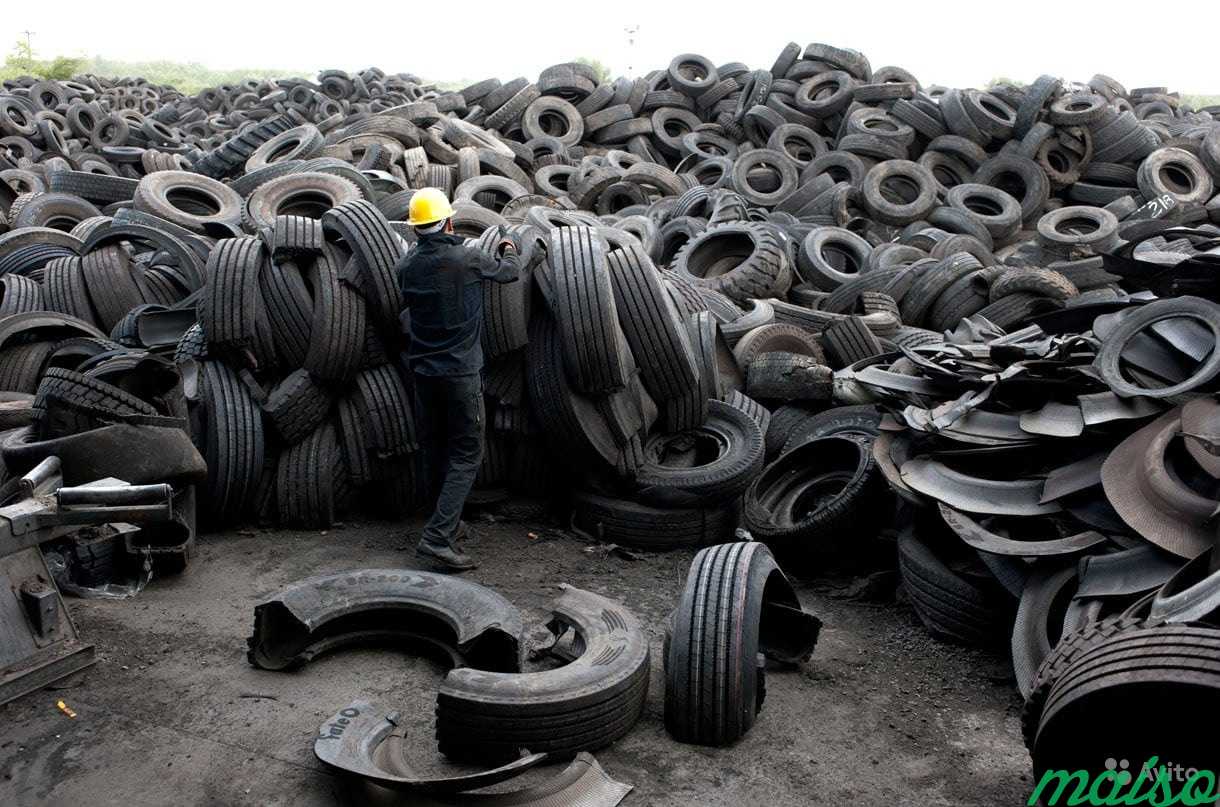 Утилизация шин покрышек колес дисков в Москве. Фото 1