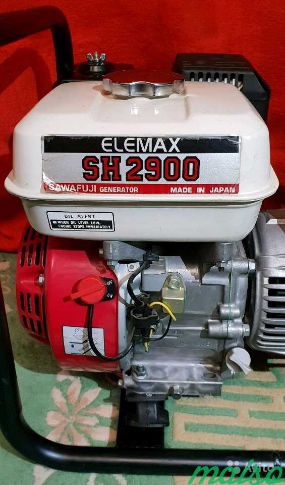 Бензин генератор Elemax SH2900 с двигателем Honda в Москве. Фото 9
