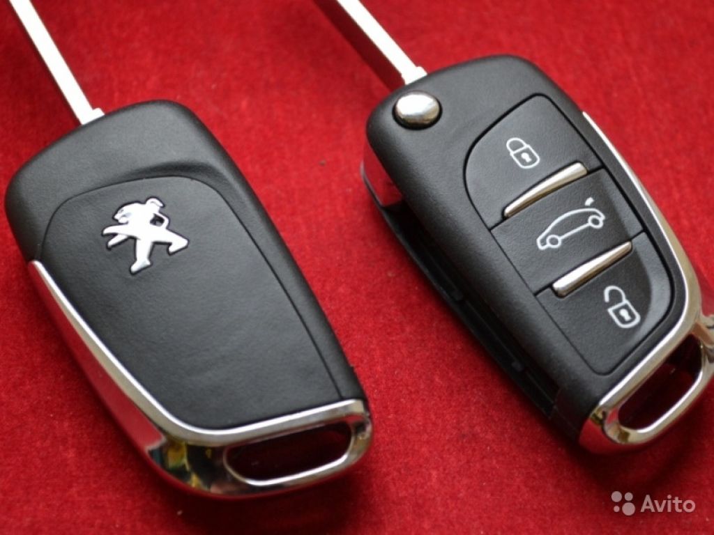 Продажа чип ключей для Peugeot в Москве. Фото 1