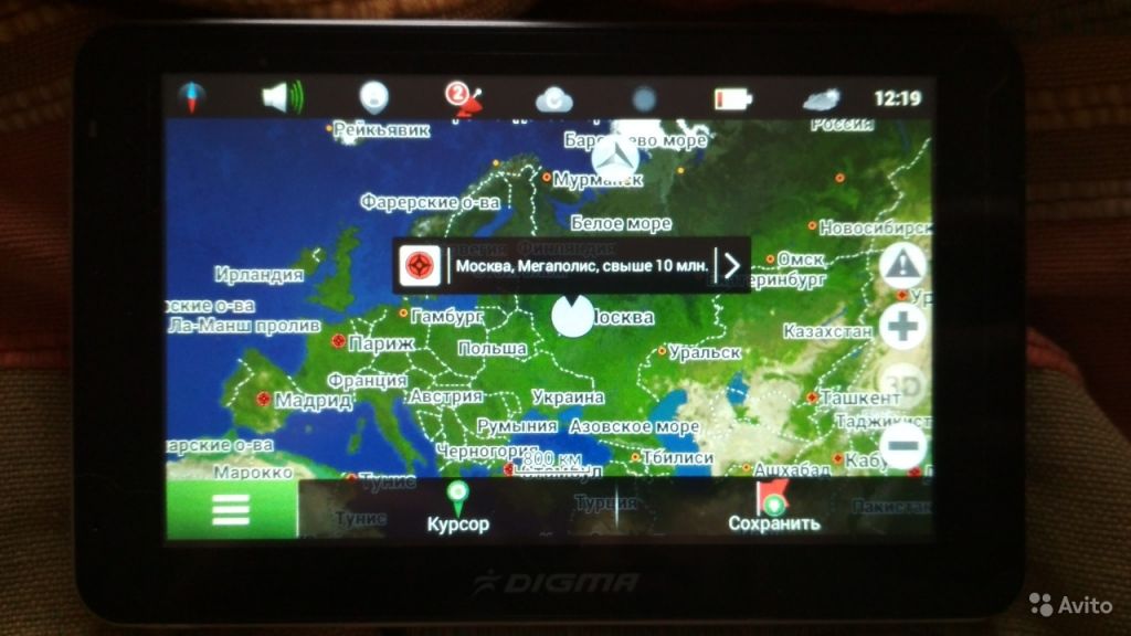 GPS навигатор Digma DS504BN в Москве. Фото 1