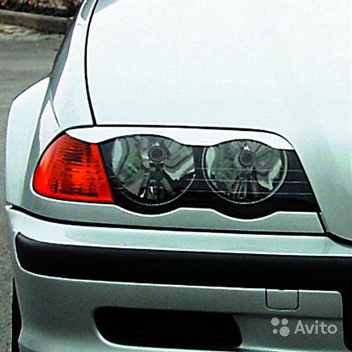 Реснички, накладки на фары BMW E46 седан до 2001 в Москве. Фото 1